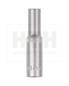 1/4'' Sechskant-Stecknuss, lang, 6mm