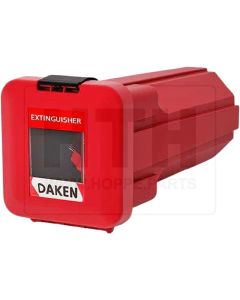 Feuerlöscherkasten rot mit Sichtfenster