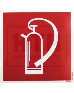 PVC-Klebefolie 'Feuerlöscher' 200x200mm