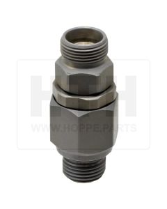 Gerade Drehverschr. 1/4" x 08L (AG-AG)