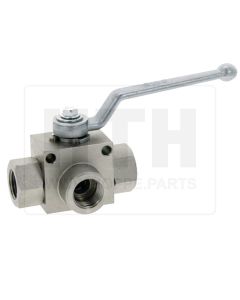3-Hahn-loch BKR-3L-DN 04-G 1/8" BSP
