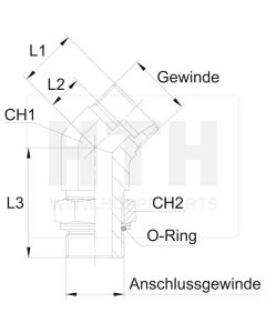 X-WEAM 6 S 12x1,5 - WD 45°