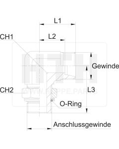 X-WEAM 6 S 12x1,5 - WD 90°