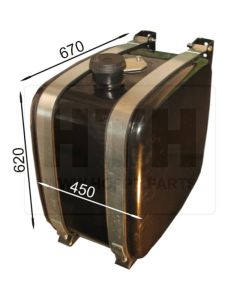 Hydrauliktank 155 l AL 450x620x670