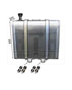 Hydrauliktank 130 l AL 750x650x350