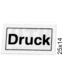 Aufkleber - Druck -
