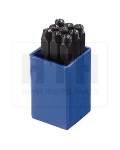 Schlagzahlen 0-9 - 6 mm hoch