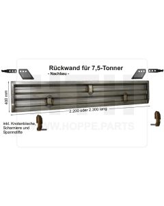 Bordwand Rückwand für 7,5-Tonner