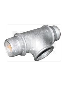 T-Stück 2x 1 1/4" AG - 1x 1/4" IG