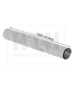 Auspuffrohrstück, 1,5 m lang, Ø 90 mm