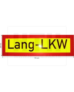 Reflektor-Schild Lang-LKW