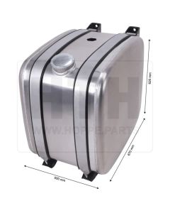 Dieseltank 190 l Alu 500 x 620 x 670