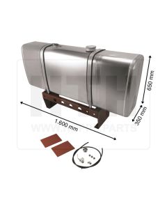 Nachlauftank 300 l Alu 1600 x 650 x 350
