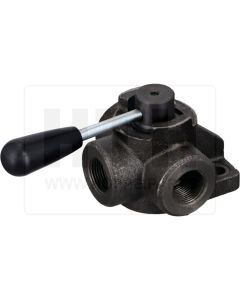 3-Wege-Umschalter mit Innengewinde 3/4"