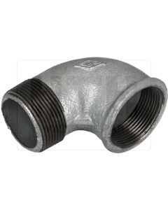Rohrbogen 90° 1 1/2" IG auf 1 1/2" AG