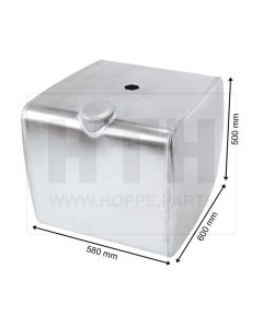 Dieseltank 162 l Alu 580 x 500 x 600