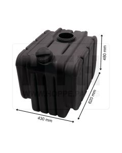 Dieseltank 130 l KST 430 x 480 x 620