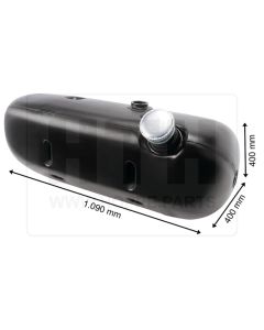 Dieseltank 125 l KST 1090 x 400 x 400