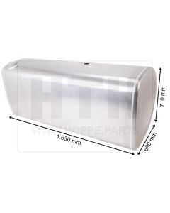 Dieseltank 650 l Alu 1630 x 710 x 690