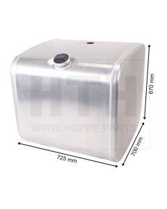 Dieseltank 300 l Alu 725 x 670 x 700