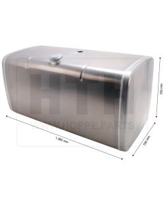 Dieseltank 580 l Alu 1365 x 700 x 700