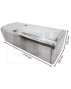 Dieseltank 600 l Alu 1710 x 575 x 700