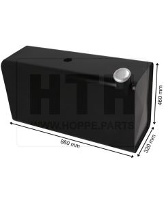 Dieseltank 120 l Stahl 880 x 460 x 320