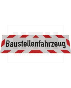 Aufkleber - Baustellenfahrzeug -