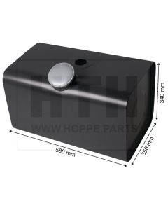 Dieseltank 65 l Stahl 580 x 340 x 350