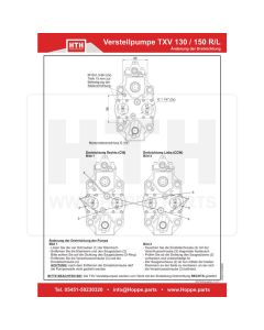 Verstellpumpe Leduc TXV 150 R/L