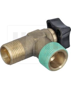 Absperrhahn 22x1,5 auf 12 L