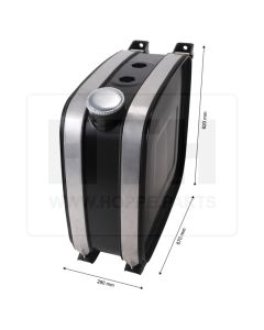Dieseltank 100 l Stahl 280 x 620 x 670