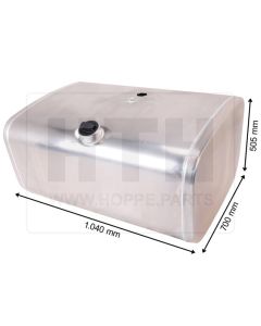 Dieseltank 300 l Alu 1040 x 505 x 700
