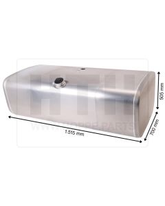 Dieseltank 450 l Alu 1515 x 505 x 700