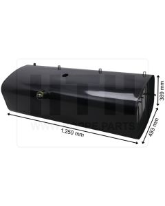 Dieseltank 200 l Stahl 1250 x 389 x 493