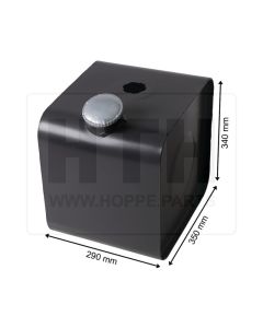 Dieseltank 32 l Stahl 290 x 340 x 350