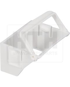 Halter f. Unterlegkeil Kunststoff weiß