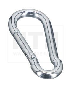 Karabinerhaken 50 mm lang - verzinkt -