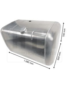 Dieseltank 410 l Alu 1080 x 700 x 650