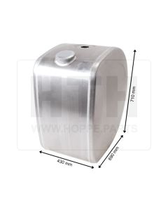 Dieseltank 170 l Alu 430 x 710 x 690