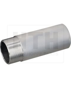 Einschweißstutzen 1 1/2", Alu