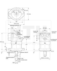 Axialkolbenmotor Parker F11-006-MB-CV-K