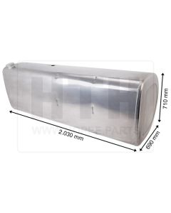 Dieseltank 810 l Alu 2030 x 710 x 690