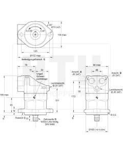 Axialkolbenmotor Parker F11-010-MB-CN-D