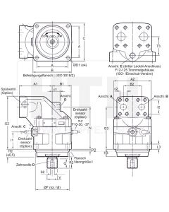 Axialkolbenmotor Parker  F10-107-AF-IV-D