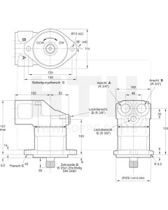 Axialkolbenmotor Parker F11-014-QB-CV-D
