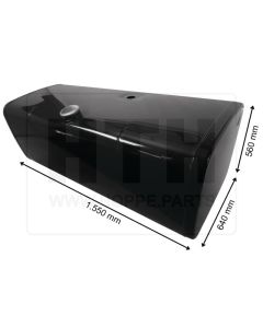 Dieseltank 500 l Stahl 1550 x 560 x 640