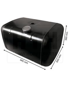 Dieseltank 290 l Stahl 940 x 565 x 650