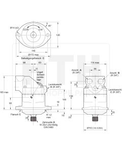 Axialkolbenmotor Parker F11-019-MB-CV-D