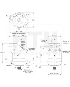 Axialkolbenmotor Parker F11-019-MB-CV-D